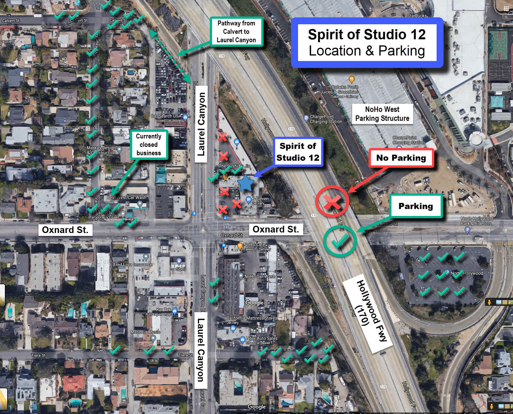 2021 Location & Parking